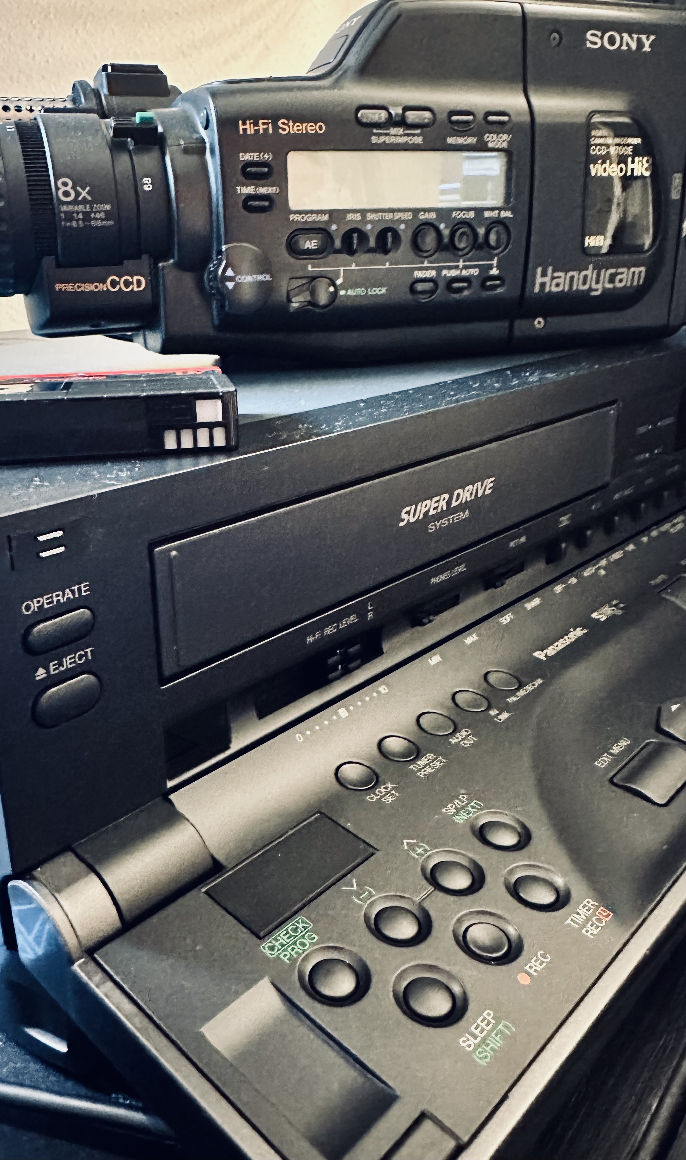 VHS-spelare med hög kvalitet som överför dina band till filer.